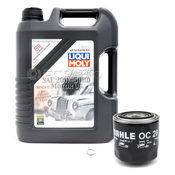 Porsche Engine Oil Change Kit (20W-50) - Liqui Moly/Mahle 539010KT1
