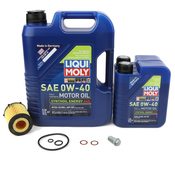 Mercedes Oil Change Kit 0W-40 - Liqui Moly 2701800109.7L
