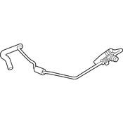 Audi Engine Coolant Breather Pipe - Genuine Audi 06L121081AF