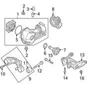 Audi Axle Shaft Seal - Genuine Audi 02X409400A