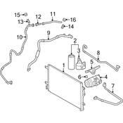 Audi A/C Compressor Bracket - Genuine Audi 06C260835B