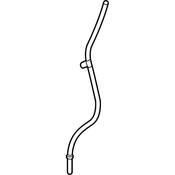 Audi Engine Oil Dipstick Tube - Genuine Audi 07C115609AA