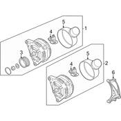 Audi Alternator (Q7) - Genuine Audi 06E903023BX