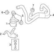 Audi HVAC Heater Hose - Genuine Audi 06H121057AN
