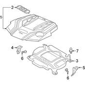 Audi Engine Cover - Genuine Audi 06M103925N