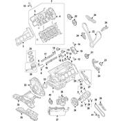 Audi Engine Piston - Genuine Audi 0P2107066K