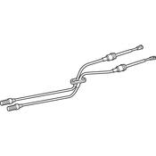 Audi Manual Transmission Shift Cable - Genuine Audi 420711874B