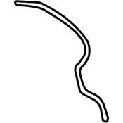 Audi Sunroof Drain Hose - Genuine Audi 4E0877203