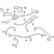 Audi Engine Coolant Hose - Genuine Audi 06M121692AN