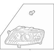 Audi Headlight Left (S6) - Genuine Audi 4F0941029EN