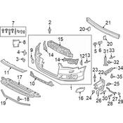 Audi Grille - Genuine Audi 4G0807683C