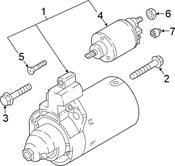 Audi Starter Motor - Genuine Audi 06M911022DX