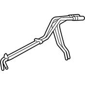 Audi Engine Coolant Hose - Genuine Audi 4G1819350BA