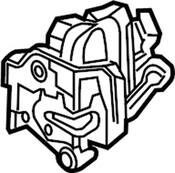 Audi Door Lock Actuator Motor - Genuine Audi 4G1837015C