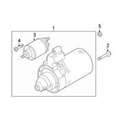 Audi Starter - Genuine Audi 06Q911024
