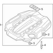 Audi Engine Cover - Genuine Audi 079103925AR