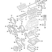 Audi Engine Connecting Rod Bearing - Genuine Audi 079105701DGLB