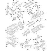 Audi Engine Connecting Rod Bearing - Genuine Audi 079105701PGLB