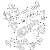 Audi Engine Crankshaft Seal - Genuine Audi 07L103051A