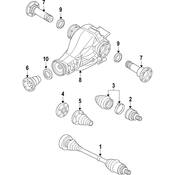 Audi Axle Shaft Seal - Genuine Audi 09R598074