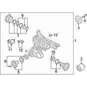 Audi Auto Trans Output Shaft Speed Sensor - Genuine Audi 0B0598080