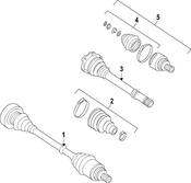 Audi Manual Transmission Differential Bearing Right (A5 Quattro A4 Quattro) - Genuine Audi 0B1409422A