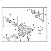 Audi Axle Shaft Seal - Genuine Audi 0D3598073