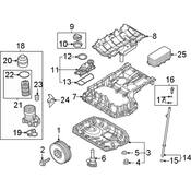 Audi Engine Vrankcase Vent Valve - Genuine Audi 0P2103495F