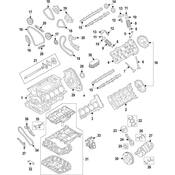 Audi Engine Valve Spring - Genuine Audi 0P2109623