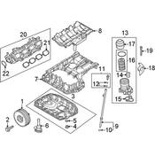 Audi Engine Intake Manifold Seal - Genuine Audi 0P2133073