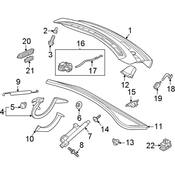 Audi Deck Lid Grommet - Genuine Audi 298805822