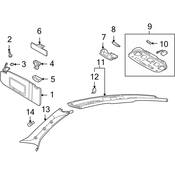 Audi Sun Visor Lamp - Genuine Audi 3B094710985H