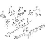 Audi Engine Coolant Overflow Hose - Genuine Audi 420121465A