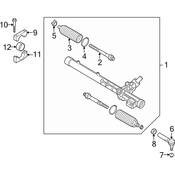 Audi Tie Rod End - Genuine Audi 420419811A