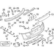 Audi Bumper Cover Spacer Panel Clip - Genuine Audi 420807887
