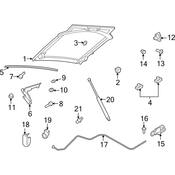 Audi Deck Lid Stop Buffer - Genuine Audi 420827522A