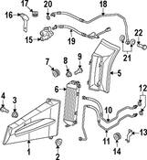 Audi Auto Trans Oil Cooler - Genuine Audi 427317021B