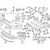 Audi Bumper Cover Nut - Genuine Audi 4E0805831