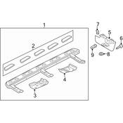 Audi Mud Guard Clip - Genuine Audi 4E0825429