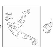 Audi Turbocharger Intercooler Grommet - Genuine Audi 4F0129669F