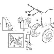 Audi Disc Brake Rotor - Genuine Audi 4F0615601B