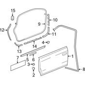 Audi Door Seal - Genuine Audi 4F0837911B