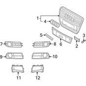 Audi Grille Emblem - Genuine Audi 4F0853736A2ZZ