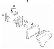 Audi Tail Light Assembly - Genuine Audi 4F5945094F