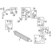 Audi Turbocharger Intercooler Hose - Genuine Audi 4G0145709AC