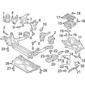 Audi Auto Trans Mount Bracket - Genuine Audi 4G0399115G