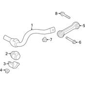 Audi Stabilizer Bar - Genuine Audi 4G0411309F