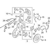 Audi Disc Brake Caliper - Genuine Audi 4G0615124E