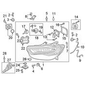 Audi Headlight Seal - Genuine Audi 4G0941191A
