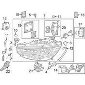 Audi Headlight Assembly - Genuine Audi 4G0941774E